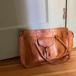 Vintage business bag/leather briefcase
